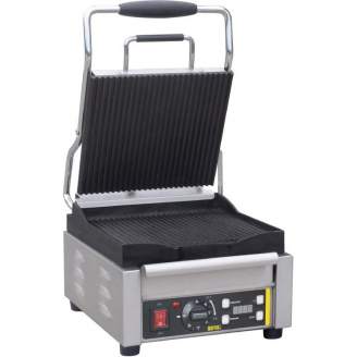 Buffalo contact grill enkel gegroefd/gegroefd