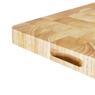 Vogue rechthoekige rubberhouten snijplank 45x60cm