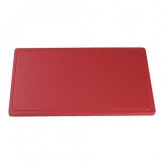 CaterChef snijblad polyethyleen rood geul 530x3250x20 mm