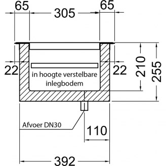 Roeder crushed ice bak / Ge&iuml;soleerde drop-in model, CIB11