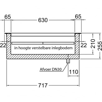 Roeder crushed ice bak / Ge&iuml;soleerde drop-in model, CIB21