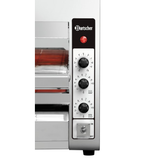 Bartscher doorloop-pizza oven 3600tb10