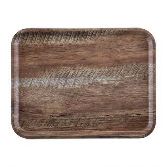 Cambro Madeira gelamineerd dienblad donker eiken