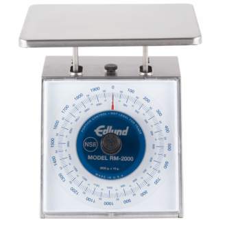 Edlund Four Star mechanische portioneerweegschaal 2 kg, groot weegvlak