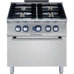 Electrolux gasfornuis - gas oven - 4-pits