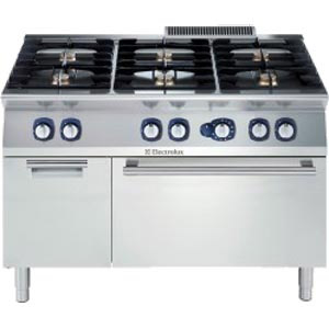 Electrolux gasfornuis - elektrische oven - 6-pits - draaideurkast
