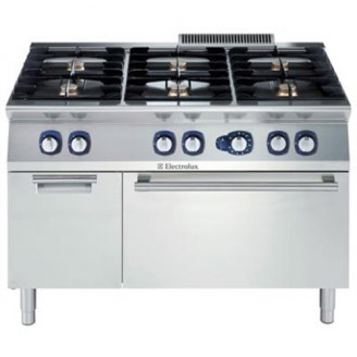 Electrolux gasfornuis - gas oven - 6-pits - draaideurkast