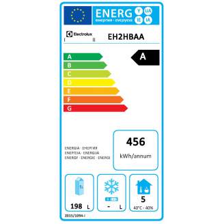 Electrolux koelwerkbank - 290lt, 2 deuren, vlak bovenblad