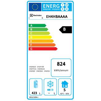 Electrolux koelwerkbank - 590lt, 4 deuren, vlak bovenblad