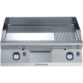 Electrolux gas bakplaat - 2/3 glad 1/3 geribbeld - topunit