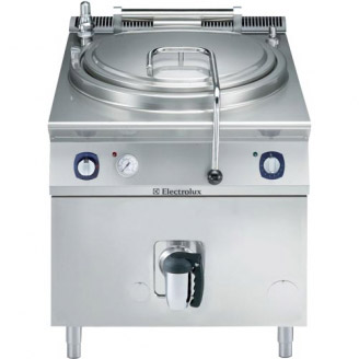 Electrolux gas kookketel - indirect verwarmd, 150 liter, staand model
