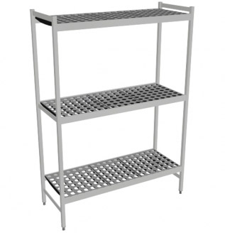 Fermostock 6611 - 3 etages - 1200x460x1800 mm (bxdxh)