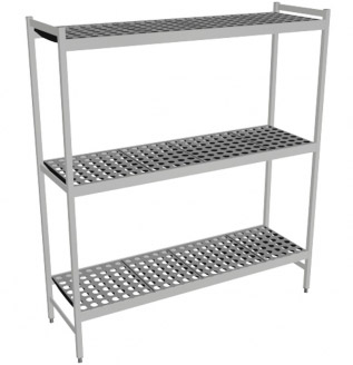 Fermostock 6611 - 3 etages - 1500x460x1800 mm (bxdxh)