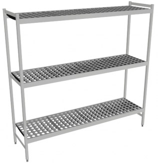 Fermostock 6611 - 3 etages - 1740x460x1800 mm (bxdxh)