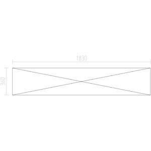 Fermostock 6611 - 3 etages - 1830x360x1685 mm (bxdxh)