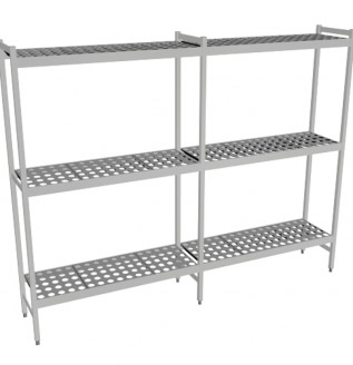 Fermostock 6611 - 3 etages - 1830x460x1685 mm (bxdxh)