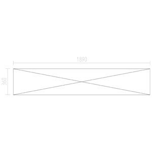 Fermostock 6611 - 3 etages - 1890x360x1685 mm (bxdxh)