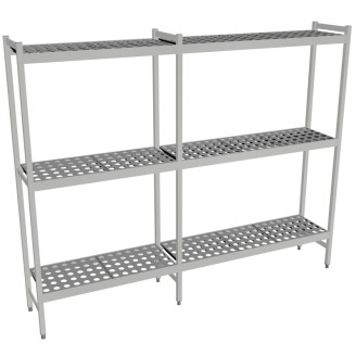 Fermostock 6611 - 3 etages - 2070x360x1800 mm (bxdxh)