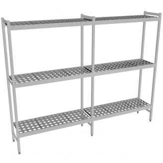 Fermostock 6611 - 3 etages - 2130x360x1800 mm (bxdxh)