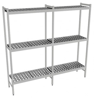 Fermostock 6611 - 3 etages - 2130x460x2135 mm (bxdxh)