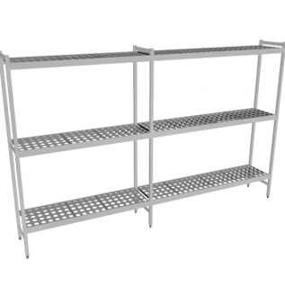 Fermostock 6611 - 3 etages - 2190x460x2135 mm (bxdxh)