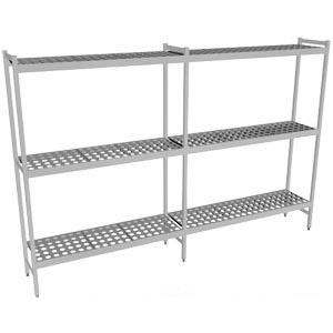 Fermostock 6611 - 3 etages - 2490x460x2135 mm (bxdxh)