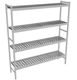 Fermostock 6611 - 4 etages - 1320x460x2135 mm (bxdxh)