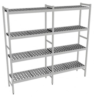 Fermostock 6611 - 4 etages - 1650x560x1800 mm (bxdxh)