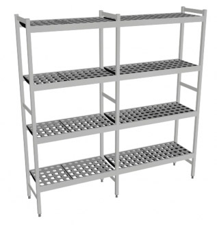 Fermostock 6611 - 4 etages - 1770x460x1800 mm (bxdxh)