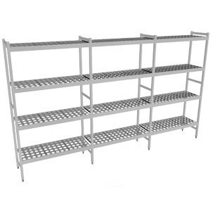 Fermostock 6611 - 4 etages - 2820x560x2135 mm (bxdxh)