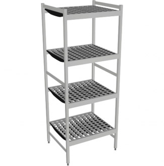 Fermostock 6611 - 4 etages - 660x560x1800 mm (bxdxh)