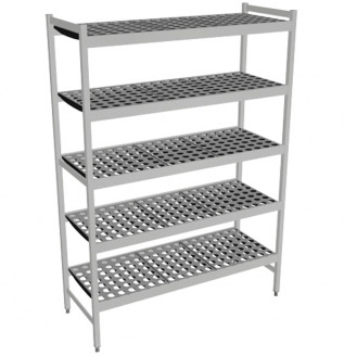 Fermostock 6611 - 5 etages - 1200x460x1800 mm (bxdxh)