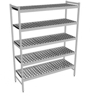 Fermostock 6611 - 5 etages - 1320x460x1800 mm (bxdxh)