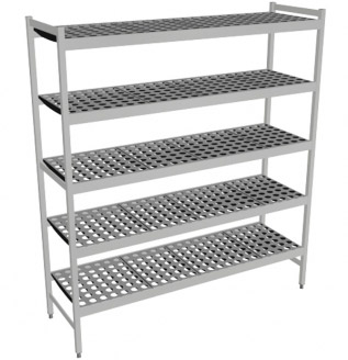 Fermostock 6611 - 5 etages - 1500x460x1685 mm (bxdxh)