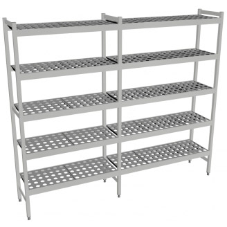 Fermostock 6611 - 5 etages - 1950x360x1800 mm (bxdxh)