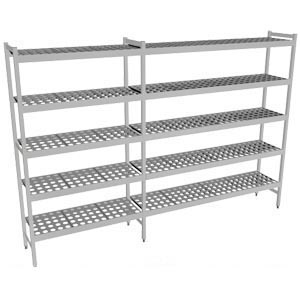 Fermostock 6611 - 5 etages - 2430x560x1685 mm (bxdxh)