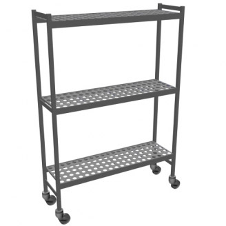 Fermostock rekwagen 6611 - 1080x360x1792 mm. (bxdxh) - 3 etages