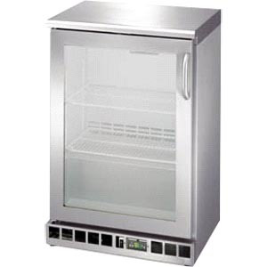 Gamko fles-/glazenvriezer MF/110LGCS, glasdeur, linksdraaiend