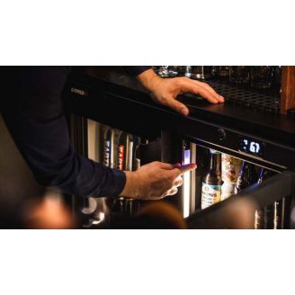 Gamko flessenkoeler - MG3/500GCS - 2 glazen draaideuren chroomstaal
