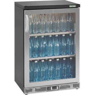 Gamko flessenkoeling MG2/150RGCS glasdeur rechtsdraaiend, inhoud: 150L
