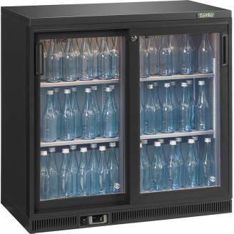 Gamko flessenkoeling MG2/250SD, (2 schuif glasdeuren), inhoud: 250 L