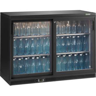 Gamko flessenkoeling MG2/275SD, (2 schuif glasdeuren), inhoud: 275 L