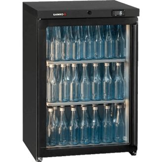 Gamko lage flessenkoeler- LG3/150LGCS - deur linksdraaiend chroomstaal