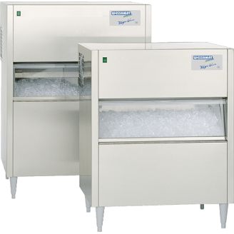 Gamko Wessamat holle ijsblokjesmachine met bunker W121L