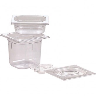 Showroommodel gastronormbak 1/6 GN 65 mm.