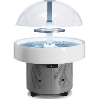 Gekoeld uitgiftebuffet met LED verlichting Isola rainbow