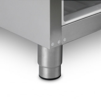 Gram COMPACT koelkast met glasdeur KG 420 RG L1 5W - RVS