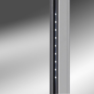 Gram COMPACT onderbouw koelkast met glasdeur KG 220 RG 2W - RVS