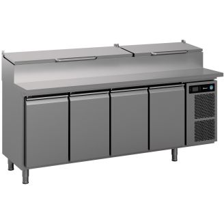 Hoshizaki Premier koelwerkbank, 4 secties pizza prep