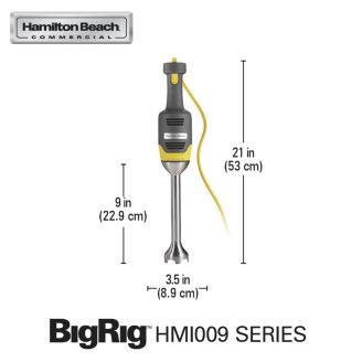Hamilton Beach BigRig Staafmixer - 230 mm - HMI009